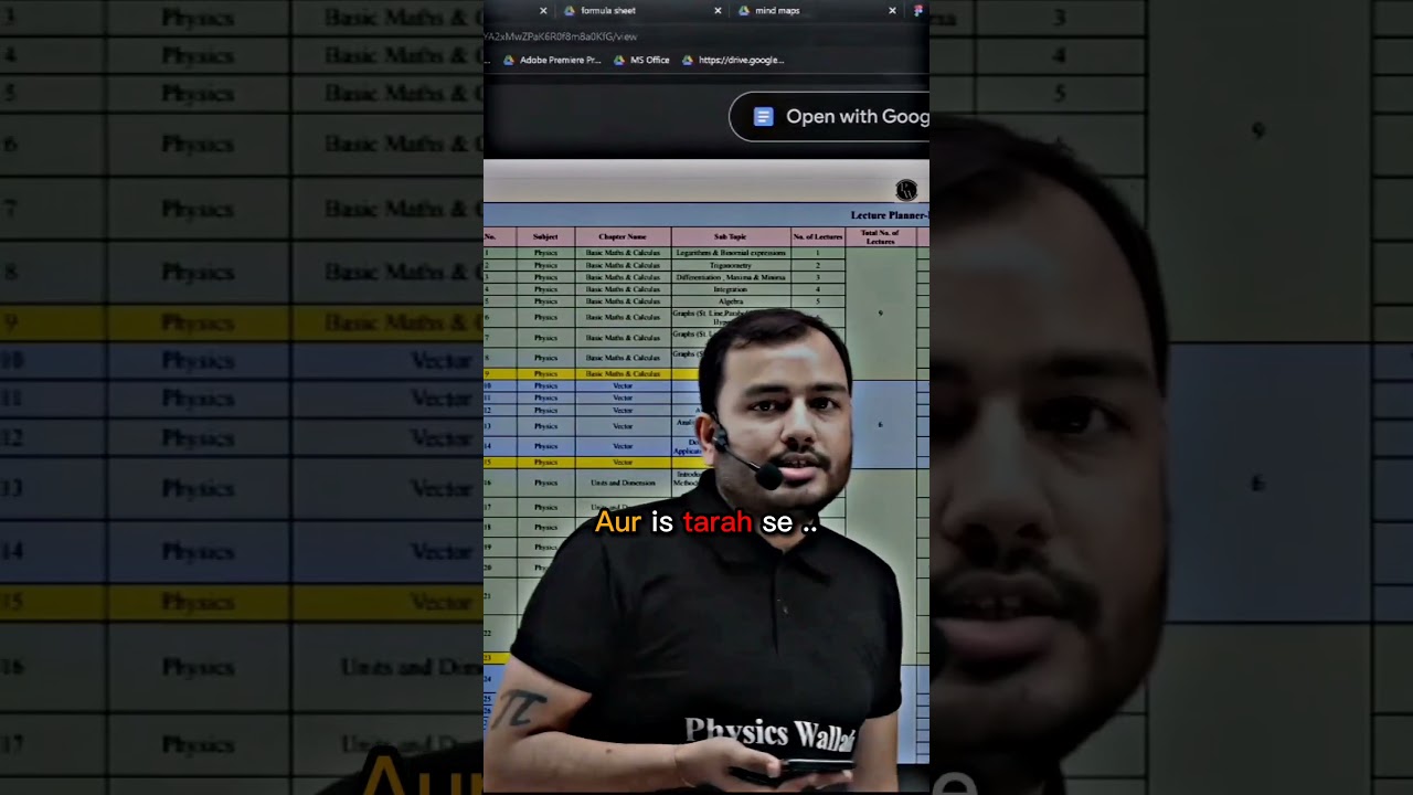 Yeh physics ka lecture planner kab se padhyenge😱😱||Ft.Alakh.sir!! #physicswallah #yakeen2pw #shorts