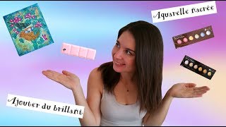 [Technique] Ça brille ! Fonds à l&#39;aquarelle nacrée ♥ Coloriage pour adulte !