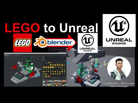 Lego to Unreal Engine (FREE through Blender) - Full Tutorial