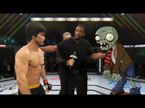 PS5 | Bruce Lee vs. Zombie Men “Plants vs Zombies“ (EA Sports UFC 4) 🥊