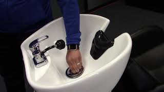 SANTORINI Shampoo Backwash Unit by AGS Beauty