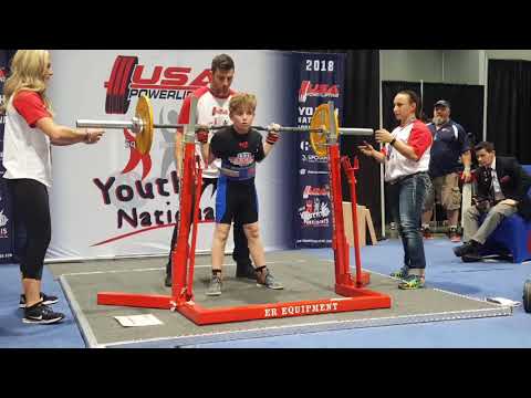 Logan Gaudreau, 2018 USA Powerlifting Youth National Championships