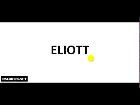 How To Pronounce French First Name # ELIOTT
