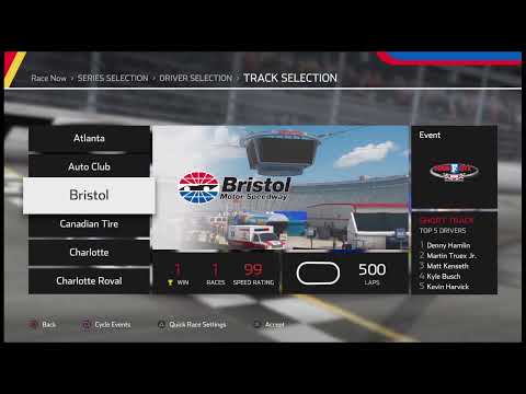 Doing full 100% race at the Bristol!!