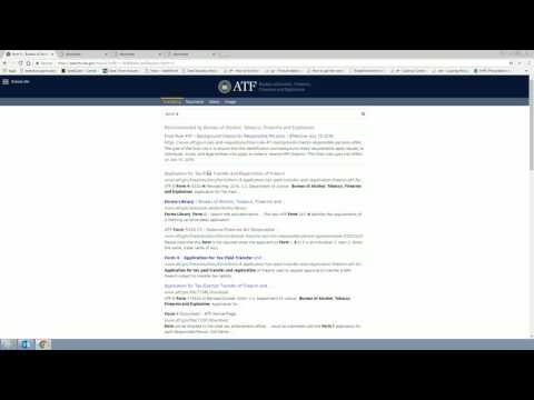 ATF Form 1 and 4 Overview NFA