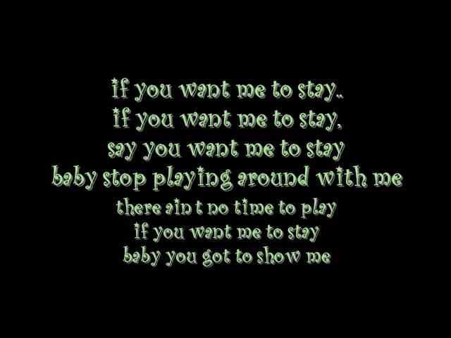 Ne-Yo - If You Want Me To Stay