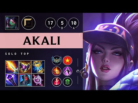 Akali Top vs Renekton - VN Challenger Patch 25.11