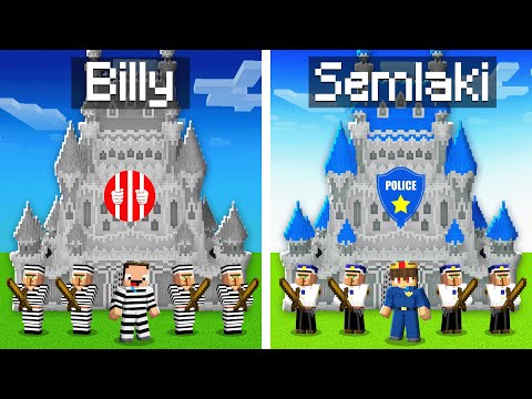 Semlaki POLIZEI vs Billy RÄUBER KÖNIGREICH in Minecraft!