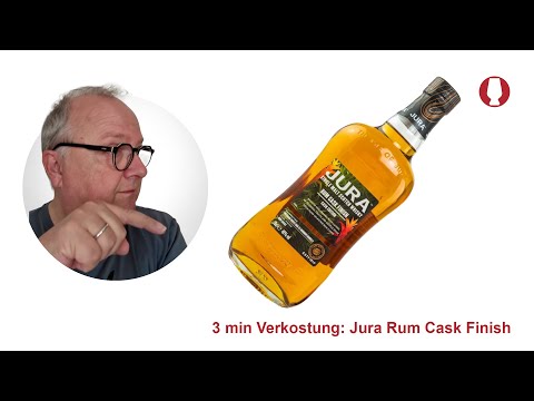 3 min Verkostung Jura Rum Cask Finish 40% vol.