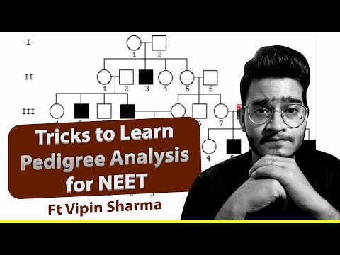 TRICKS to Solve Pedigree Analysis Questions within 10 Seconds | Pedigree Analysis by Vipin Sharma