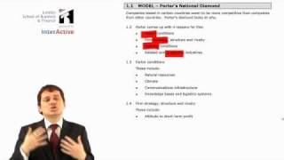 LSBF ACCA P3: Porter's National Diamond with David Laws