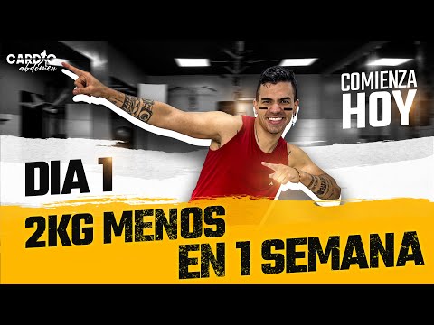 Cardio Cintura Delgada | Reto para Perder Peso día 1 | 38 Minutos