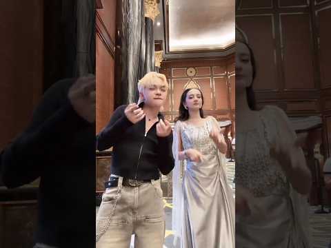 Rabia dance with korean boy💃😍💖|#sistrology