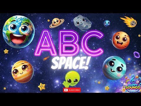 ABC Space Song 🚀 | Learn the Alphabet in Space! | PHONICS | Fun Educational Song for Kids