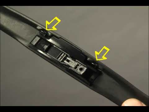 Trico Maxx Push Button Narrow Wiper Blade Installation