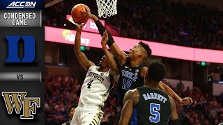 Duke vs. Wake Forest Condensed Game | 2018-19 ACC Basketball
