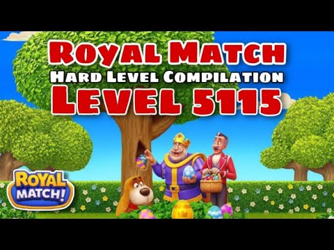 Royal Match Gameplay Level 5115 | Super Hard Level Area 70 King’s Nightmare Factory Super Light Ball