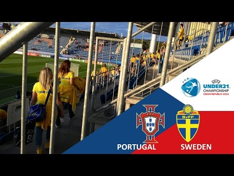 UEFA U21 Championship 2015 CZ / 24.6. 2015 UH / Group B / POR-SWE (1-1) / Swedish fans