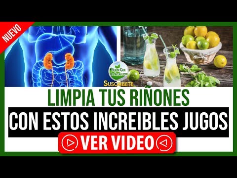 LIMPIA TUS RIÑONES NATURALMENTE CON ESTOS DOS INCREÍBLES JUGOS
