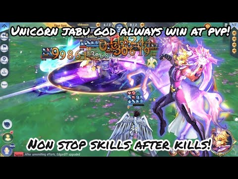 Saint Seiya: Awakening (KOTZ) - Unicorn Jabu GOAT Always Winning at PvP! Nonstop Skill after Kill!