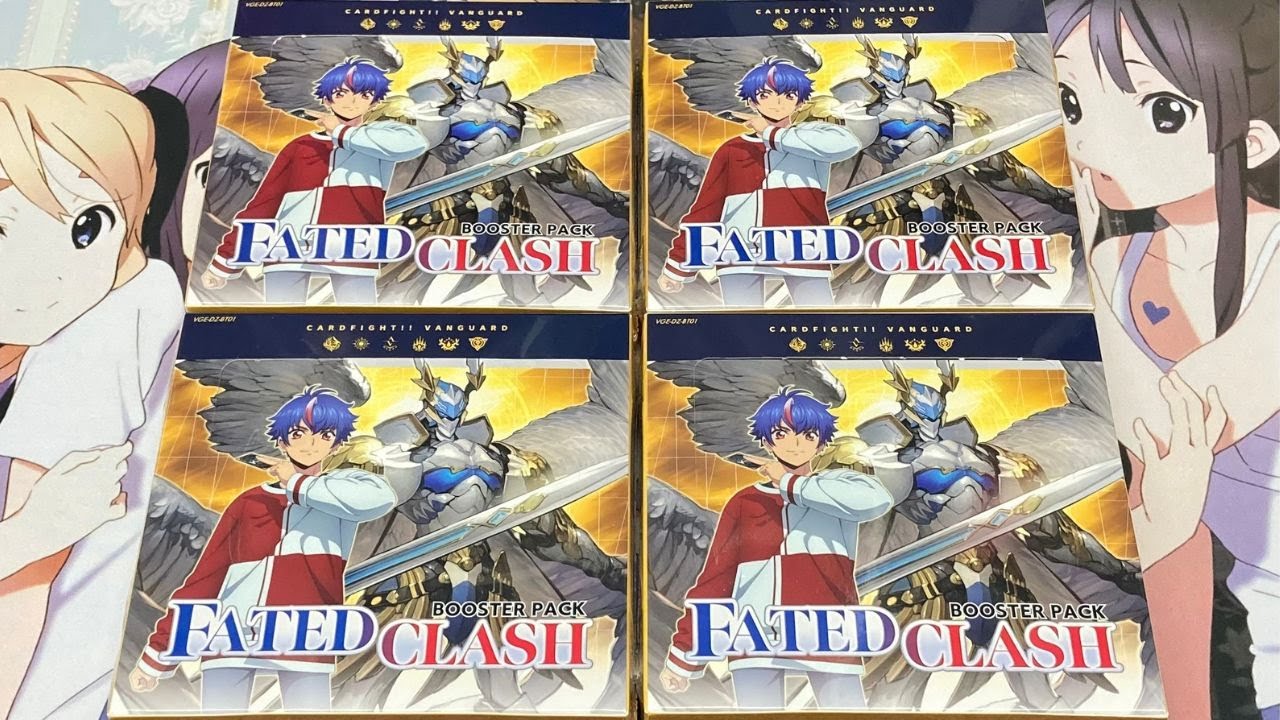 Opening Four Cardfight Vanguard Fated Clash Booster Boxes English