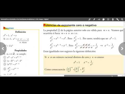 UD 2 V3. Exponente negativo o cero