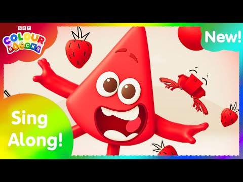 Red's Song Sing Along | Colour Songs for Kids | Kids Learn Colours |  @Colourblocks ​