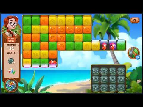 Lost Island Blast Adventure Level 1419 - NO BOOSTERS 🏝️ | SKILLGAMING ✔️