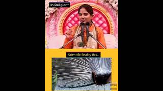 Jaya Kishori  Mor Morni in hindu  Religion vs Scie