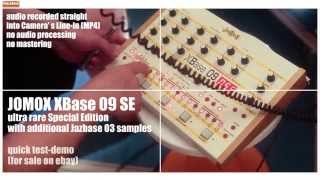 Video thumbnail for Jomox XBase 09 SE ultra RARE SPECIAL EDITION with JazBase 03 upgrade, Demo by Rob World