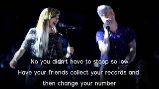 Christina Grimmie &amp; Adam Levine - Somebody That I Used To Know (Lyrics)