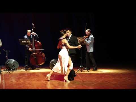  Roxana Suarez  and  Sebastian Achaval  are  dancing  to  a  tango  by  Solo Tango Orquesta  at  TanGO TO Istanbul  in  2020