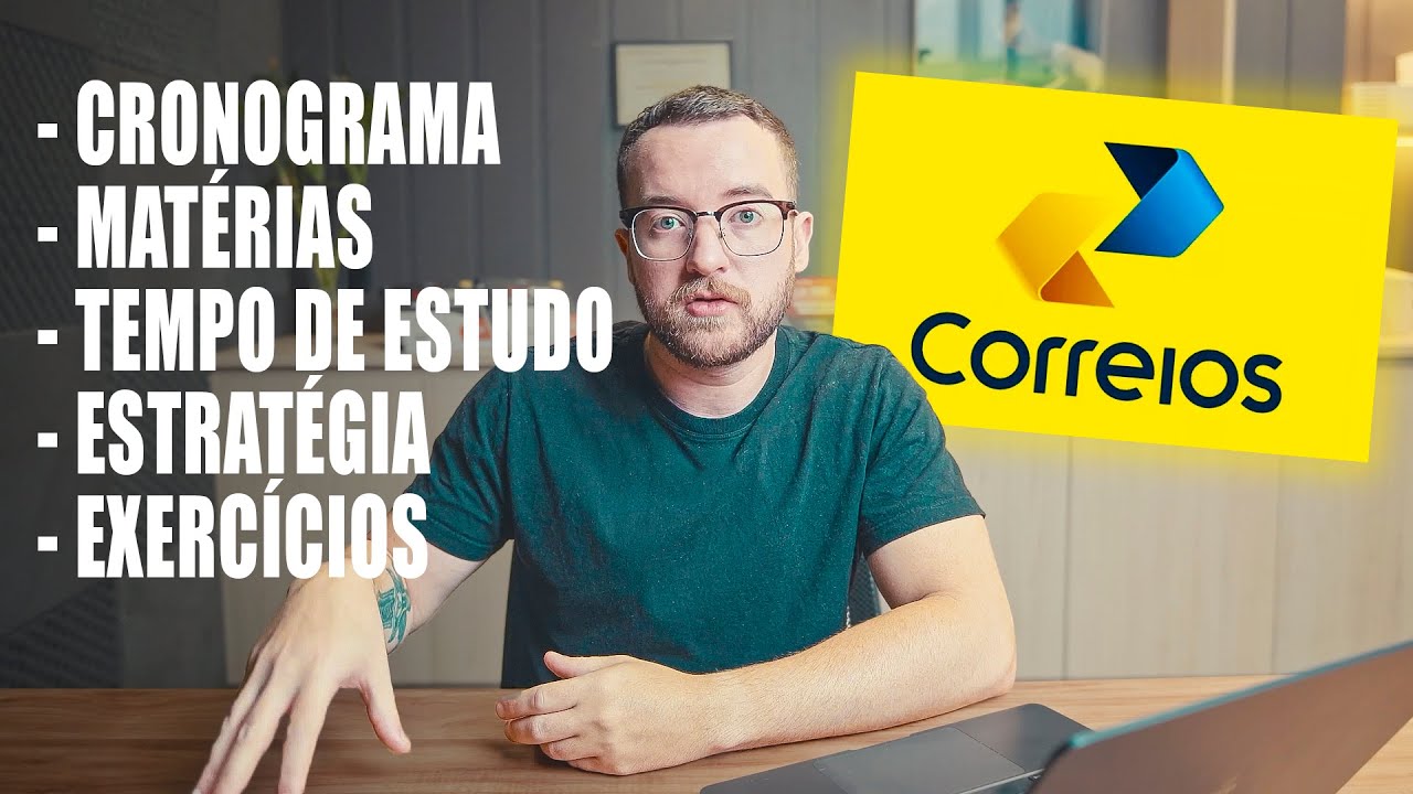 Como EU ESTUDARIA Para o CONCURSO Dos CORREIOS 2024 (Nível médio)