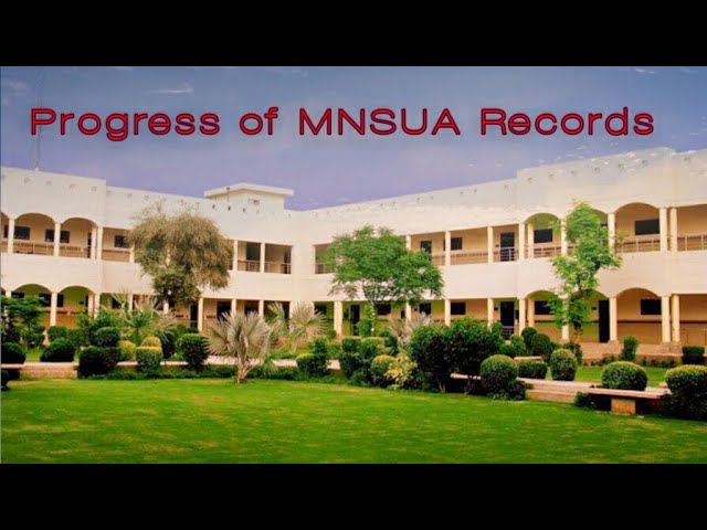 Muhammad Nawaz Shareef University of Agriculture video #1