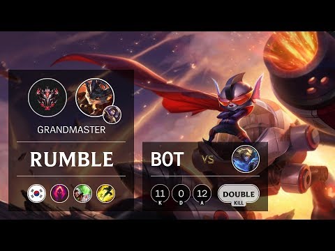 Rumble Bot vs Ezreal - KR Grandmaster Patch 9.14