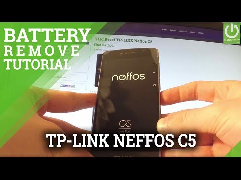 Remove Battery in TP-LINK Neffos C5 - Soft Reset / Force Restart