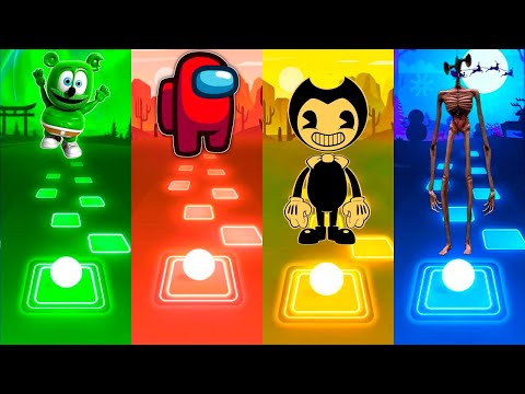 Doraemon vs Shinchan vs Kiteretsu vs Ben 10 (Hindi Theme Songs) - Tiles Hop EDM Rush