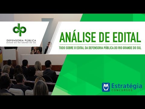 Análise Edital DPE-RS | Ao vivo