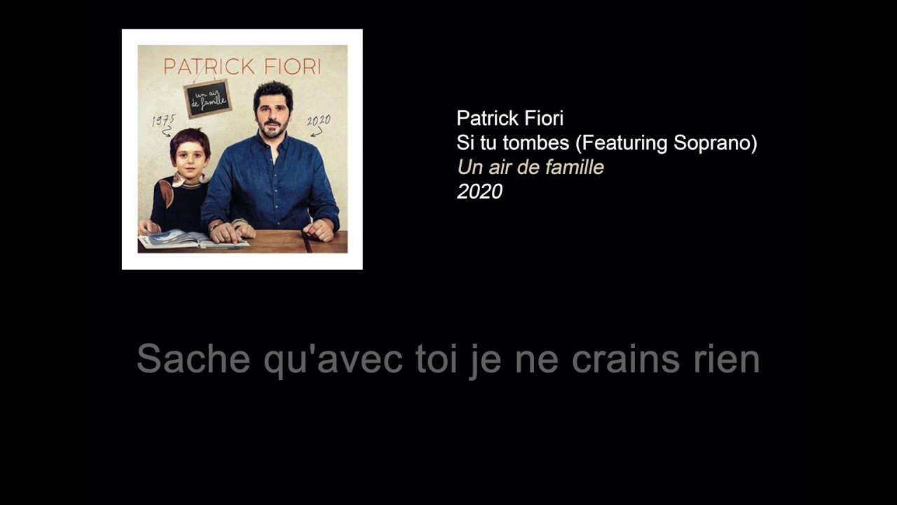 Patrick Fiori Si Tu Tombes Mp3 Telecharger