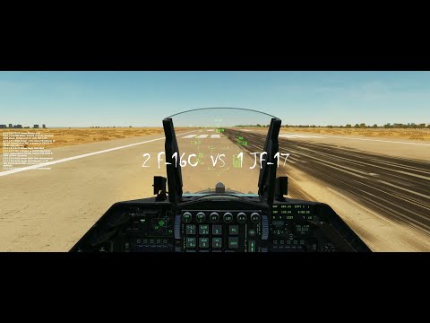 2 F-16C vs 1 JF-17