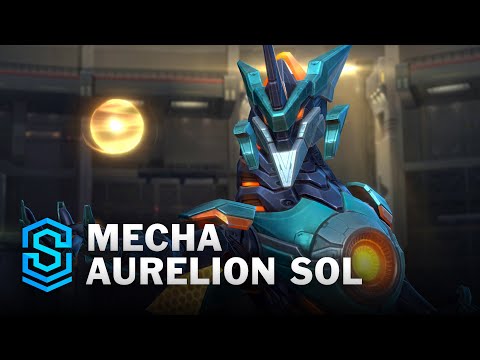 Mecha Aurelion Sol Wild Rift Skin Spotlight