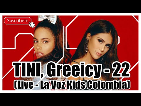 TINI, Greeicy - 22 (Live - La Voz Kids Colombia) mi reacción Argentina y Colombia al ritmo de CUMBIA