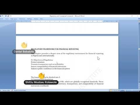 Regulatory Framework