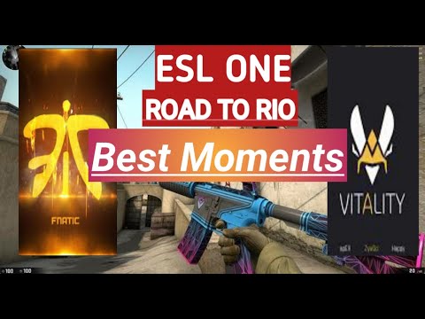 Fnatic vs Team Vitality Complete Highlights | ESL one Road to RIO | Best moments CSGO