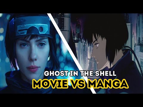 GHOST IN THE SHELL: MOVIE VS MANGA ANIMATION |COMPARISON|