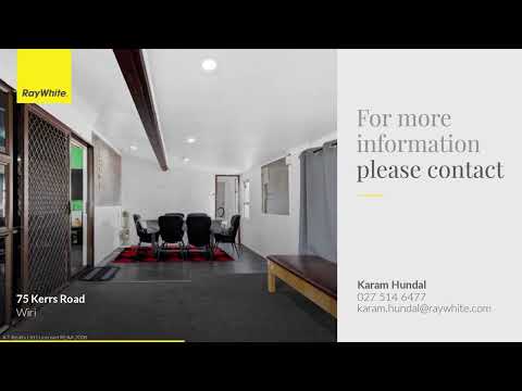75 Kerrs Road, Manukau, Manukau City, Auckland, 3 Bedrooms, 1 Bathrooms, House