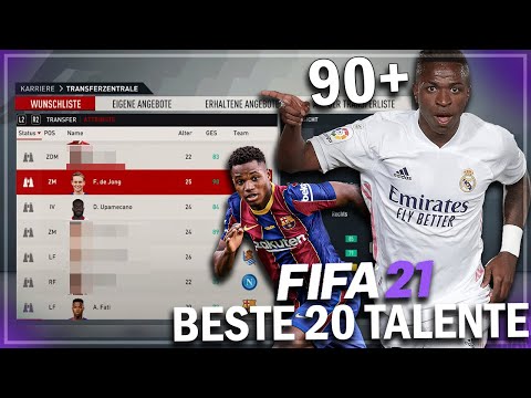 FIFA 21: DIE 20 BESTEN TALENTE IM KARRIEREMODUS !! 🔥🧐😵