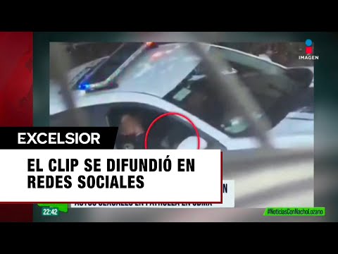 Captan a dos policías realizando actos sexuales en patrulla en CDMX












