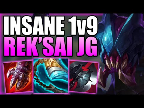 THIS IS HOW REK'SAI JUNGLE CAN COMPLETELY CARRY THE GAME 1v9! - Gameplay Guide League of Legends