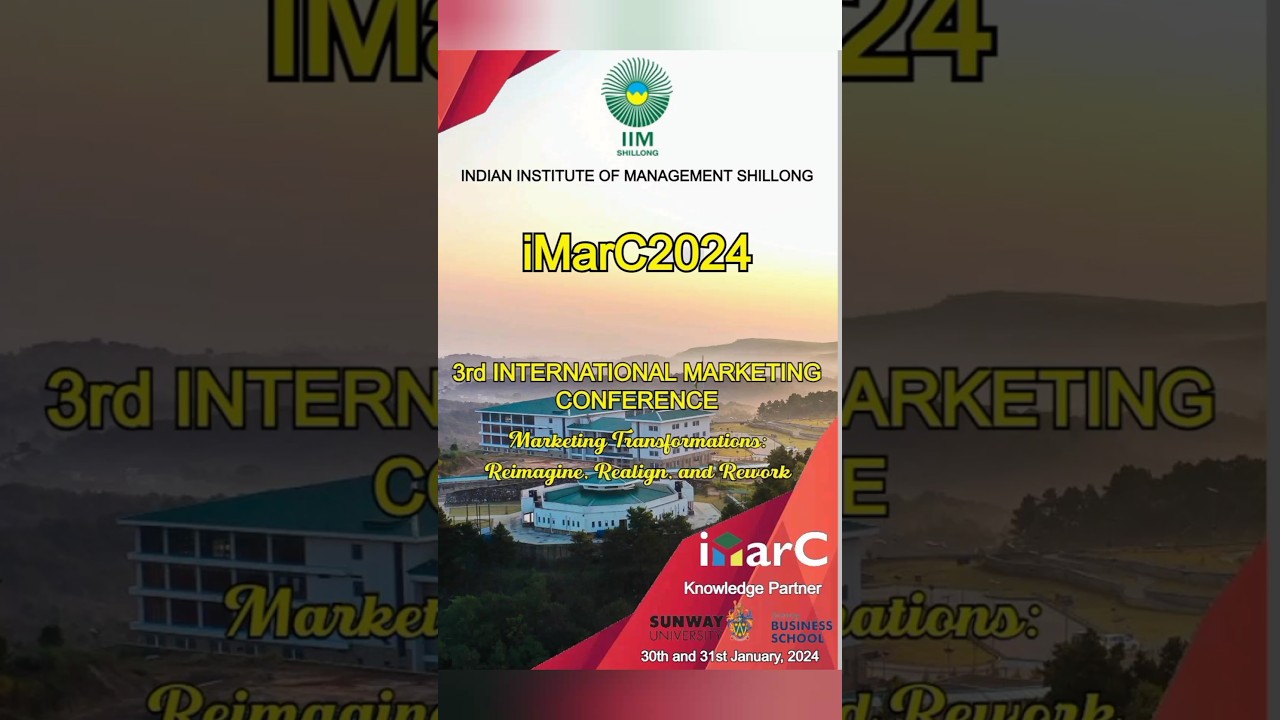 🤩3rd Int'l Marketing Conference#shorts #internationalconference #research#iim #marketing#iimshillong